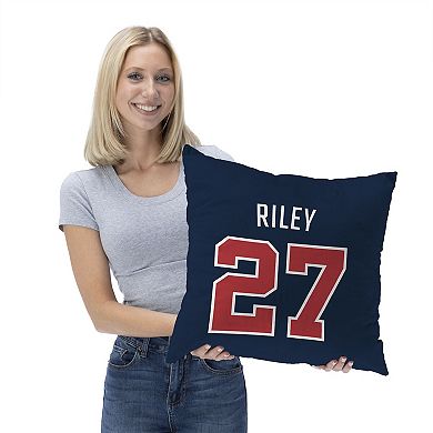 Atlanta Braves Austin Riley Throw Pillow