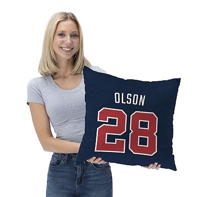 Atlanta Braves Matt Olson Throw Pillow
