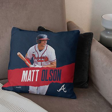 Atlanta Braves Matt Olson Throw Pillow