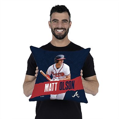 Atlanta Braves Matt Olson Throw Pillow