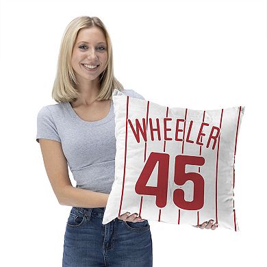 Philadelphia Phillies Zack Wheeler Throw Pillow