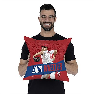 Philadelphia Phillies Zack Wheeler Throw Pillow