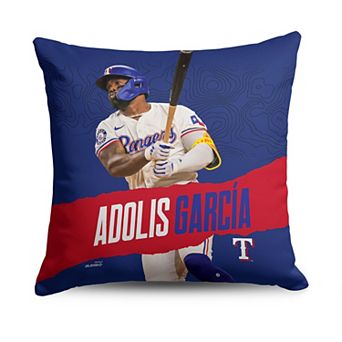 Texas Rangers Adolis Garcia Throw Pillow