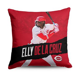 Cincinnati Reds Elly De La Cruz Throw Pillow