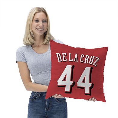 Cincinnati Reds Elly De La Cruz Throw Pillow