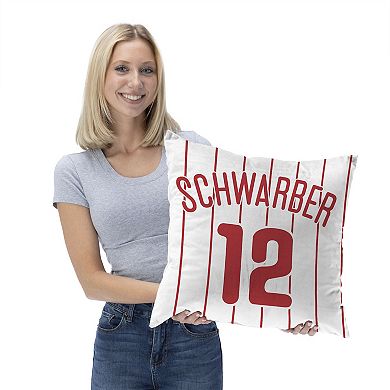 Philadelphia Phillies Kyle Schwarber Throw Pillow