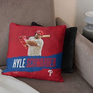 Philadelphia Phillies Kyle Schwarber Throw Pillow