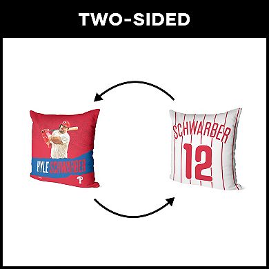 Philadelphia Phillies Kyle Schwarber Throw Pillow