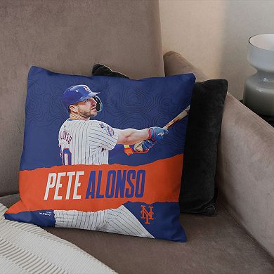 New York Mets Pete Alonso Throw Pillow