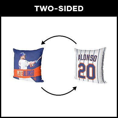 New York Mets Pete Alonso Throw Pillow