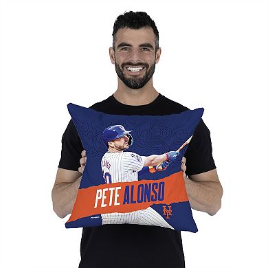 New York Mets Pete Alonso Throw Pillow