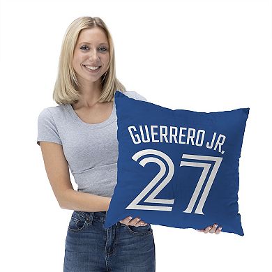 Toronto Blue Jays Vladimir Guerrero Jr. Throw Pillow