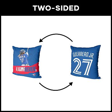 Toronto Blue Jays Vladimir Guerrero Jr. Throw Pillow