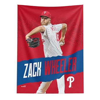 Philadelphia Phillies Zack Wheeler Printed Wall Hanging