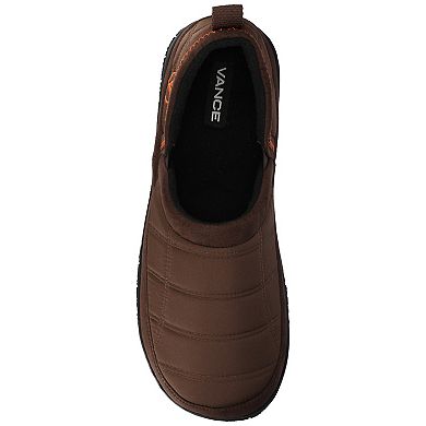 VANCE Jared Men's Quilted Shearling Comfort Slippers