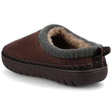 VANCE Men's Weller Warm Shearling Clog Slipper