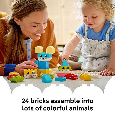 LEGO DUPLO My First 3-in-1 Creative Cute Pets 10477 Building Kit (24 Pieces)