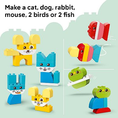 LEGO DUPLO My First 3-in-1 Creative Cute Pets 10477 Building Kit (24 Pieces)