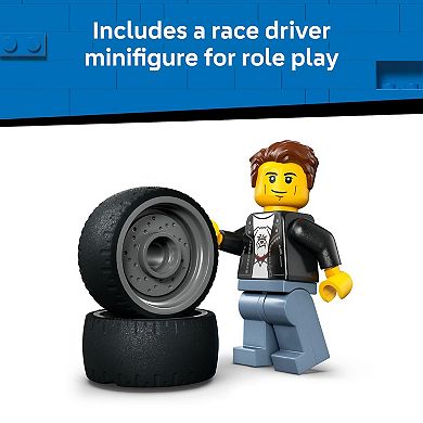 LEGO City Hot Rod Race Car 60485 Building Kit (81 Pieces)