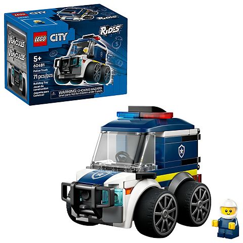Детские конструкторы LEGO City Rides Police Truck 60481 Building Kit (71 Pieces)