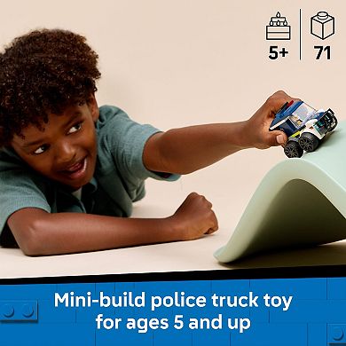 LEGO City Rides Police Truck 60481 Building Kit (71 Pieces)