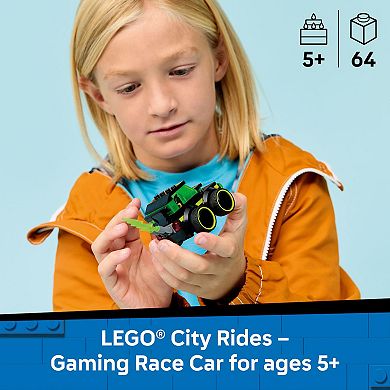 LEGO City Rides Gaming Race Car 60484 Building Kit (64 Pieces)