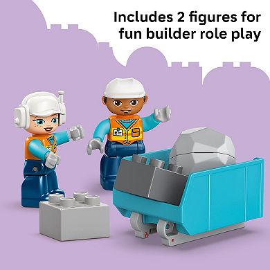 LEGO DUPLO Town 3-in-1 Construction Vehicles 10475 Building Kit (22 Pieces)