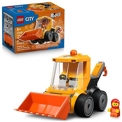 Детские конструкторы LEGO City Rides Construction Loader 60483 Building Kit (61 Pieces)