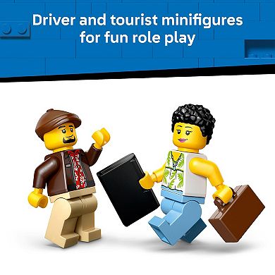 LEGO City Yellow Taxi Car 60487 Building Kit (122 Pieces)
