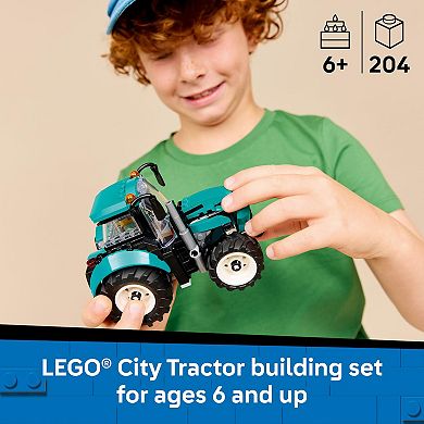 LEGO City Tractor 60498 Building Kit (204 Pieces)