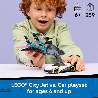 LEGO City Jet vs. Car 60489 Building Kit (259 Pieces)