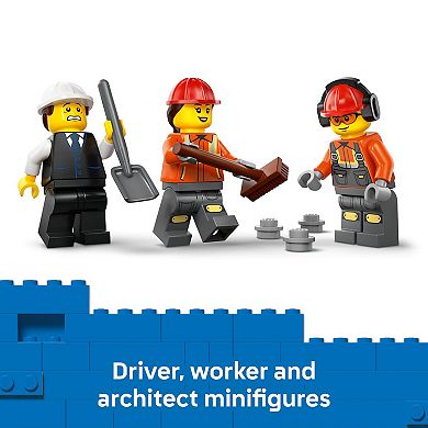 LEGO City Cement Mixer Truck 60478 Building Kit (371 Pieces)