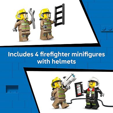 LEGO City Airport Fire Truck 60499 Building Kit (691 Pieces)