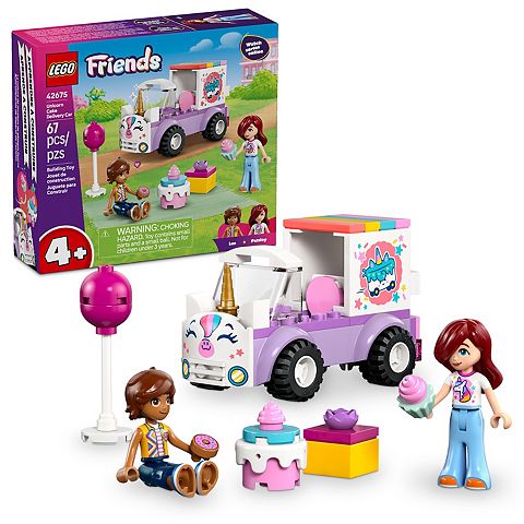 Детские конструкторы LEGO Friends Unicorn Cake Delivery Car 42675 Building Kit (67 Pieces)