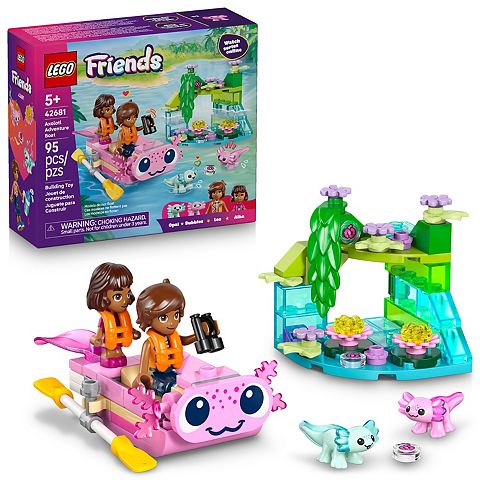 Детские конструкторы LEGO Friends Axolotl Adventure Boat 42681 Building Kit (95 Pieces)
