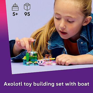 LEGO Friends Axolotl Adventure Boat 42681 Building Kit (95 Pieces)