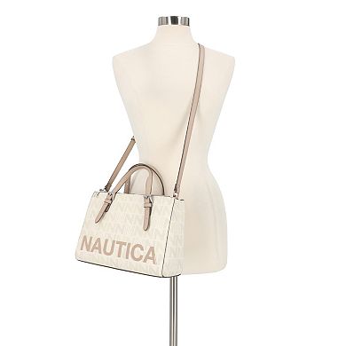 Nautica Outer Banks Double Zip Satchel Bag