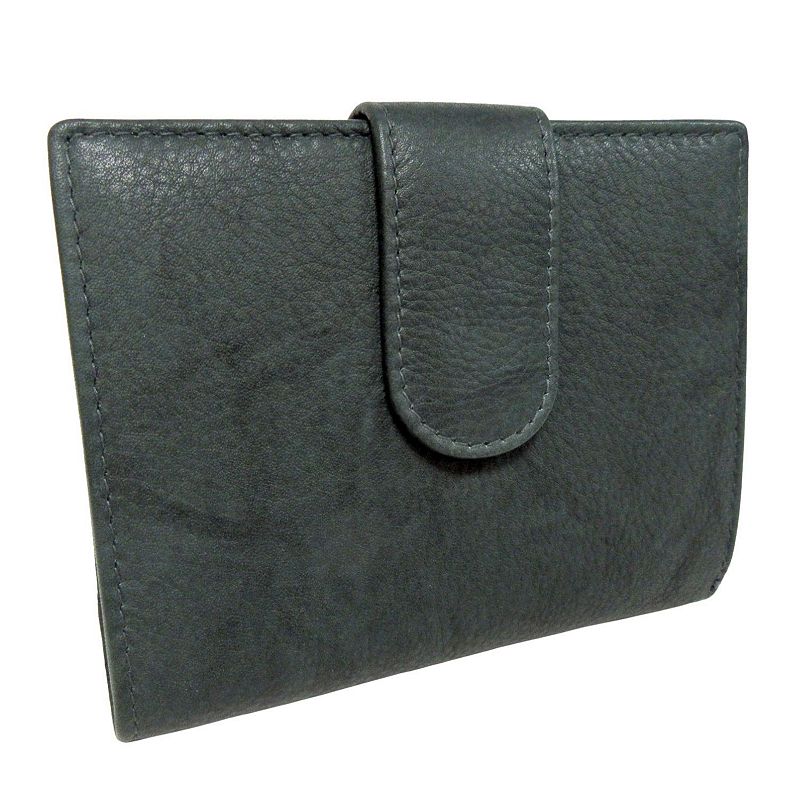 Bueno of California Taylor Great America Leather Wallet, Blue
