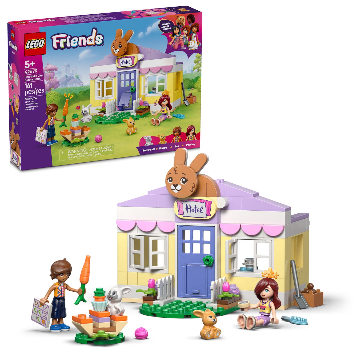 Детские конструкторы LEGO Friends Heartlake City Bunny Hotel 42679 Building Kit (161 Pieces)