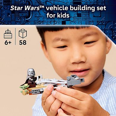 LEGO Star Wars The Mandalorian & Grogu's Speeder Bike 75436 Building Kit (58 Pieces)