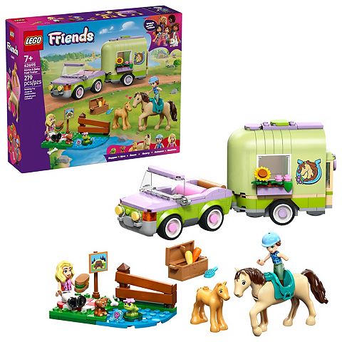 Детские конструкторы LEGO Friends Horse & Baby Foal Trailer 42695 Building Kit (279 Pieces)