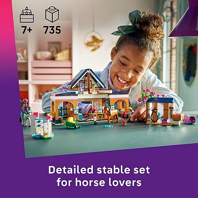 LEGO Friends Horse Stable & Riding Academy 42688 Building Kit (735 Pieces)