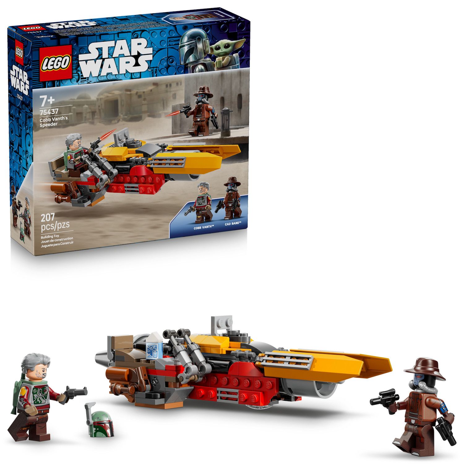 Детские конструкторы LEGO Star Wars Cobb Vanth's Speeder 75437 Building Kit (207 Pieces)