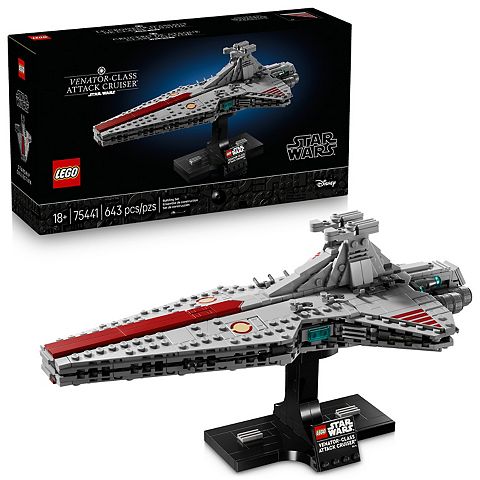 Детские конструкторы LEGO Star Wars Venator-Class Attack Cruiser 75441 Building Kit (643 Pieces)