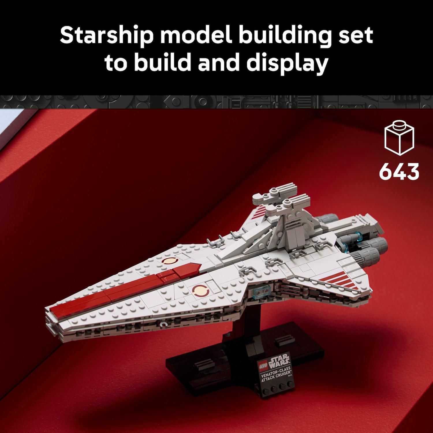 Детский конструктор LEGO Star Wars Venator-Class Attack Cruiser 75441 Building Kit (643 Pieces) — фото 2