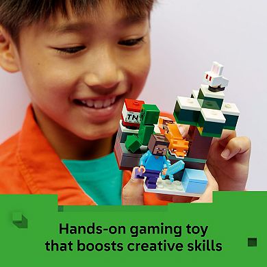 LEGO Minecraft Steve's Taiga Adventure 21583 Building Kit (79 Pieces)