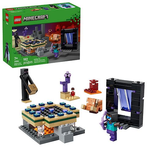 Детские конструкторы LEGO Minecraft Nether & End Portal Journey 21584 Building Kit (192 Pieces)