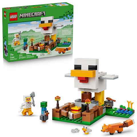 Детские конструкторы LEGO Minecraft Chicken Farm 21585 Building Kit (233 Pieces)