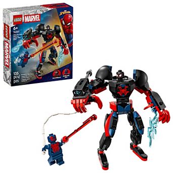 LEGO Marvel Miles Morales Mech vs. Spider-Man 2099 76337 Building Kit (135 Pieces)
