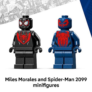 LEGO Marvel Miles Morales Mech vs. Spider-Man 2099 76337 Building Kit (135 Pieces)
